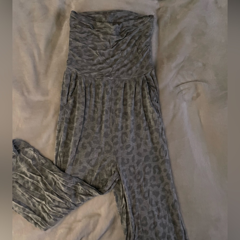 Tube top romper